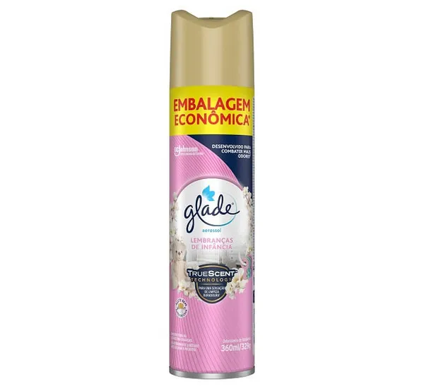 Odorizador Glade Aerossol 360ml Lembranças de Infância