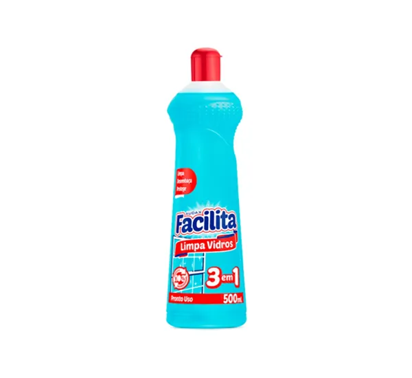 Limpador de Vidros 500ml - Facilita