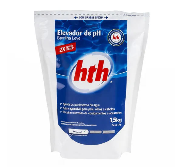 Elevador de PH Barrilha Leve 1,5Kg - HTH