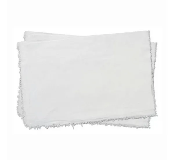 Pano de Chão Alvejado Branco 45x70cm