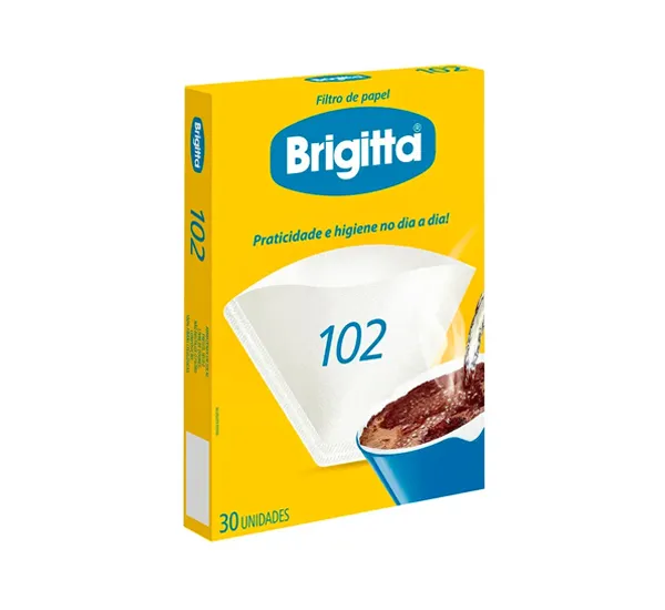 Filtro de Papel 102 c/ 30 - Brigitta