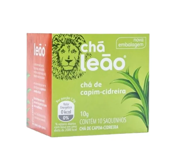 Chá Capim-Cidreira c/ 10 Saches - Leão