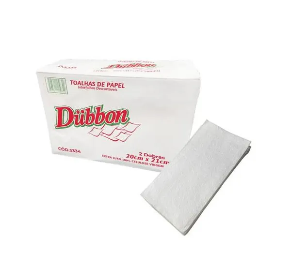 Papel Toalha Interfolha F. Simples 2D 20cmx21cm - Dubbon