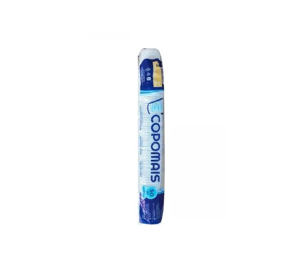 Copo Descartável Branco PS 50 ml c/ 100 - Copomais