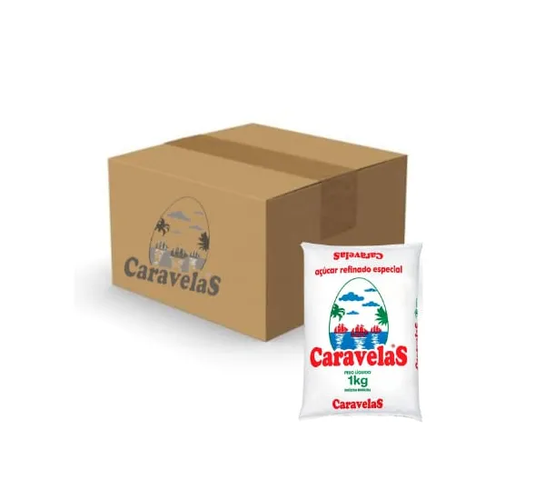 Açúcar Refinado 10x1Kg - Caravelas