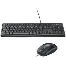 Kit Teclado e Mouse Logitech MK120 Preto USB 920-004429-C