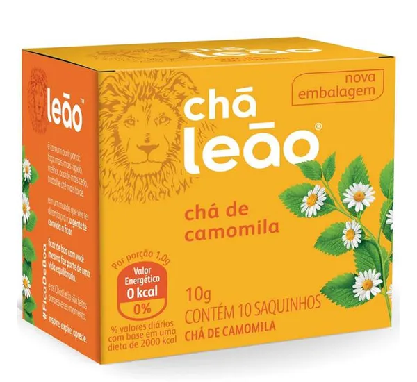 Chá Camomila c/ 10 Saches - Leão