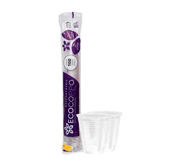 Copo Descartável 180 ml c/ 100 - Ecocoppo