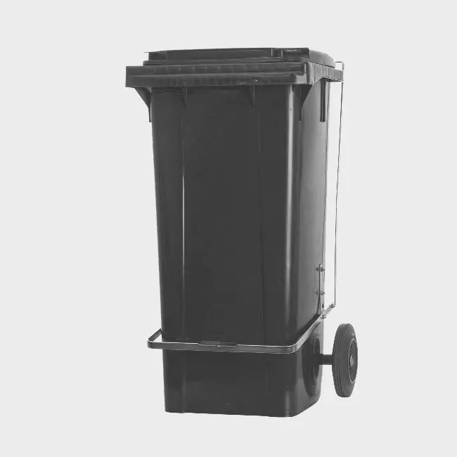 Coletor de Lixo 240L Preto com Pedal | Wite