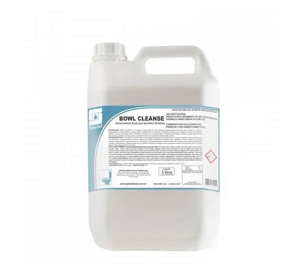 Limpador Desincrustante Bowl Cleanse 5L - Spartan