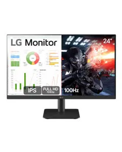 Monitor LG Gamer 24" 100Hz 5ms Full HD - 24MS500-B