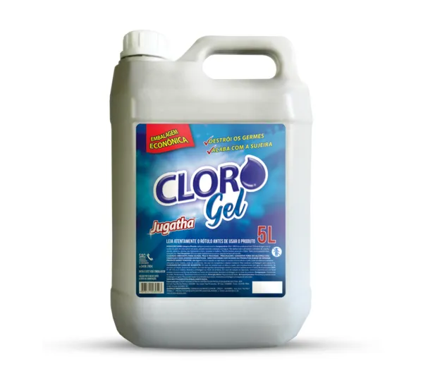 Desinfetante Cloro em Gel 5L - Jugatha