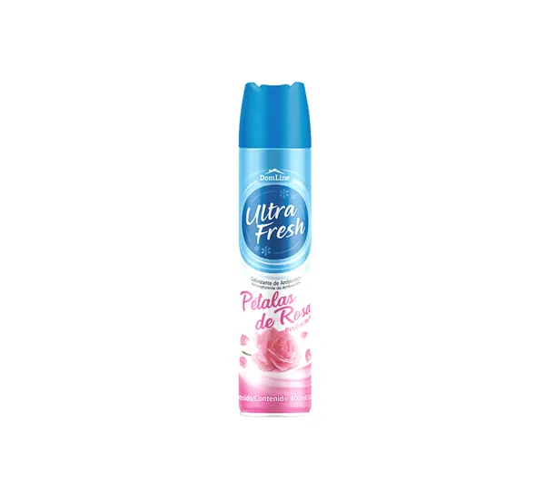 Aromatizante Spray 400ml Pétalas de Rosas Ultrafresh - DomLine