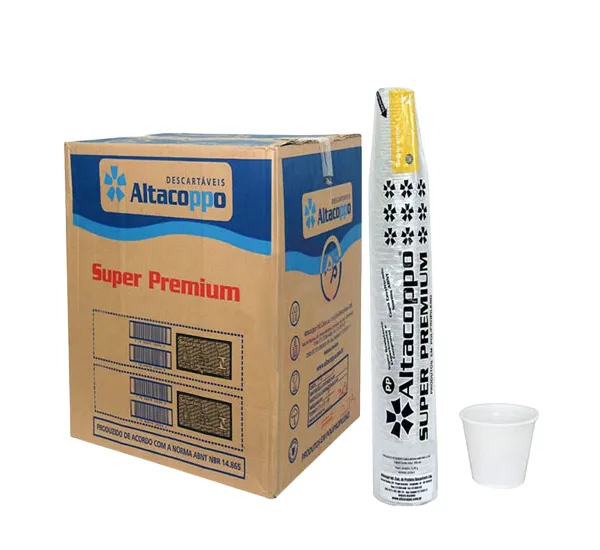 Copo Descartável Branco PP 80ml c/ 2.500 - Altacoppo