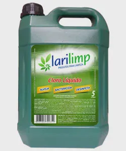 Cloro Líquido 1% (Água Sanitária) 5L - LarIlimp